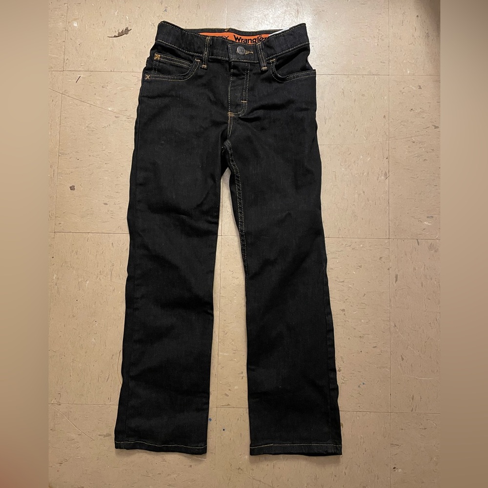 BOYS WRANGLER STRAIGHT JEANS SIZE 8 REGULAR